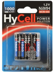 HyCell Acumulatori AAA R3 1000mAh blister 4 bucati HYCELL (5030662) Baterie reincarcabila