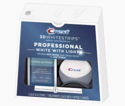 Crest 3D White Whitestrips Pro / Sensitive Led LIGHT - Sensitive 14 zile (28 benzi)
