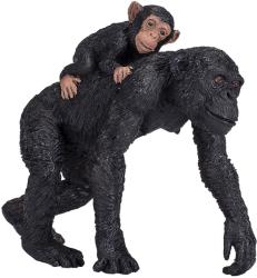 Mojo Figurina Mojo Wildlife - Cimpanzeu cu pui (387264)