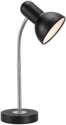 Nordlux Texas asztali lámpa, fekete, E27, max. 60W, 12.5cm átmérő, 47615003 (47615003)