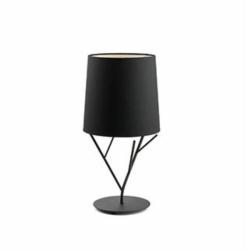 Faro Barcelona TREE asztali lámpa, fekete, E27 foglalattal, IP20, 29866 (29866)