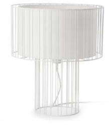 Faro Barcelona LINDA asztali lámpa, fehér, E27 foglalattal, IP20, 29307 (FARO 29307)