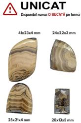  Cabochon Schalenblende Neregulat - 20-41x13-23x3-5 mm