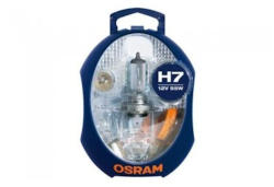 OSRAM Set becuri rezerva H7 55W 12V, Trusa becuri Auto + Sigurante, becuri Osram Kft Auto (99ZK007A)