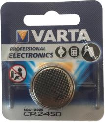 VARTA Baterie 3V CR 2450 pentru telecomanda auto, VARTA LITHIUM AllCars (BA-12) Baterii de unica folosinta