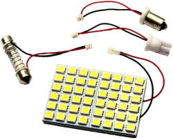 ManiaMagic Placa LED SMD 5050 58*43mm 12V lumina albastra COD: PT5 ManiaCars (110618-5)