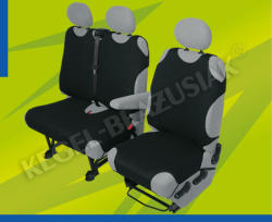 Kegel Polonia Huse scaune auto tip maieu pentru microbuz/VAN 2+1 locuri culoare Negru Kft Auto (5-1067-253-4010)