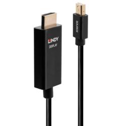 Lindy Cablu activ mini DisplayPort la HDMI 4K@60Hz cu HDR T-T 2m, Lindy L40922 (L40922)