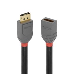 Lindy Cablu prelungitor Displayport Anthra Line 8K60Hz T-M 0.5m, Lindy L36495* (L36495)