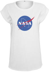 Urban Classics NASA tricou pentru femei Insignia, alb