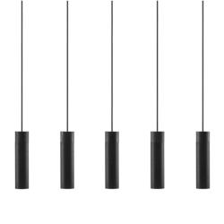 Nordlux Lustra cu 5 pendule stil minimalist design nordic Tilo negru 2010483003 NL (2010483003 NL)