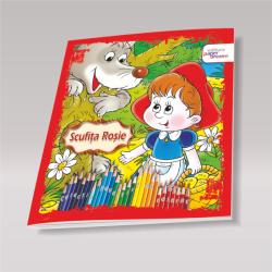 Editura Paper Dreams Carte de colorat si povesti - Scufita Rosie