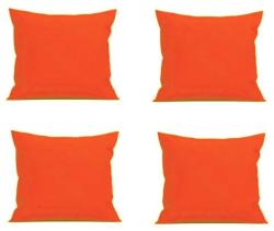 Palmonix Set 4 Perne decorative patrate, 40x40 cm, pentru canapele, pline cu Puf Mania Relax, culoare orange (per-dec-orangex4)