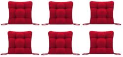 Palmonix Set Perne decorative pentru scaun de bucatarie sau terasa, dimensiuni 40x40cm, culoare visiniu, 6 buc/set (per-visiniux6)