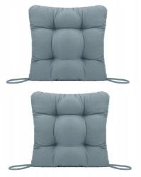 Palmonix Set Perne decorative pentru scaun de bucatarie sau terasa, dimensiuni 40x40cm, culoare Gri, 2 bucati (per-grix2)