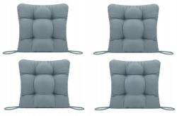 Palmonix Set Perne decorative pentru scaun de bucatarie sau terasa, dimensiuni 40x40cm, culoare Gri, 4 bucati (per-grix4)