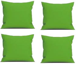 Palmonix Set 4 perne decorative patrate, 40x40 cm, pentru canapele, pline cu Puf Mania Relax, culoare verde (per-dec-verdex4)