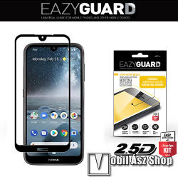 EazyGuard NOKIA 1.3 (2020), EAZYGUARD üvegfólia, Full cover, 0, 3mm, 9H, Fekete