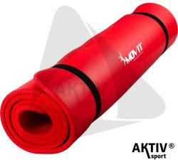 MOVIT Fitnesz szőnyeg MOVIT 190x100x1, 5 cm piros (20040303) - aktivsport