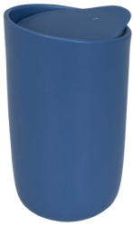 Everestus Cana de calatorie cu perete dublu din ceramica, 410 ml, Everestus, MA, albastru, saculet de calatorie inclus (EVE06-10055603)