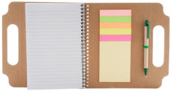 Everestus Set agenda dictando si pix, 210×200×10 mm, Everestus, 20FEB10258, Hartie reciclata, Natur (EVE10-AP741149)