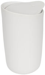Everestus Cana de calatorie cu perete dublu din ceramica, 410 ml, Everestus, MA, alb, saculet de calatorie inclus (EVE06-10055601)