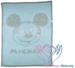  Kötött takaró 75 x 100 cm - Kék nagy Mickey