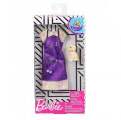 Mattel Barbie Fashion Set cu Caine GHX37 Papusa Barbie