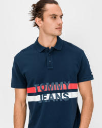 Tommy Jeans Block Stripe Polo Tricou Tommy Jeans | Albastru | Bărbați | M
