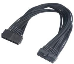 Akasa Cablu prelungitor ATX 24-pini Akasa FLEXA P24, 40cm, Black, AK-CBPW06-40BK
