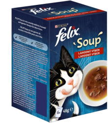 FELIX Soup Finom húsleves választék marha-, csirke- és bárányhússal 8x (6x48 g)