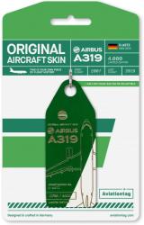 Aviationtag Germania - Airbus A319 - D-ASTZ Dark Green/White