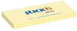 STICK N Öntapadó jegyzettömb STICK`N 38x51mm pasztell sárga 3x100 lap (21003) - tonerpiac