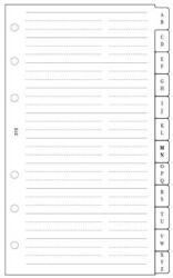 SATURNUS Kalendárium betét, telefonregiszter, L , SATURNUS, fehér (NKL315F) - iroda24