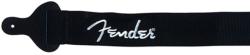 Fender Black Polyester Logo Straps with White Logo