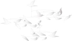 Djeco Fehér-Madarak-White birds (FSC) - Függődísz - Djeco (DD04371)