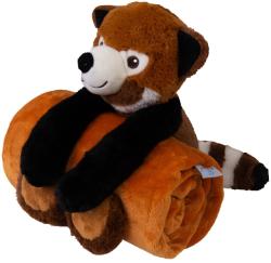 BabyMatex Pătură de copii Carol, cu jucărie din pluș ursuleț, 85 x 100 cm