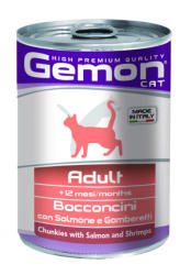 Gemon Cat 415g Adult Lazac + Rák - tenyesztoitap