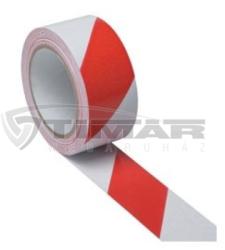 Padlójelölő ragasztószalag (jelölőszalag) piros/fehér 48mmx33m kord33p (TPV33-OR33_kord33p)