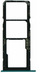 Huawei Y6p/Honor 9A Dual, SIM kártya tartó tálca (+memória kártyatartó), zöld