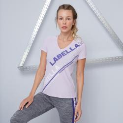 Labellamafia Color Block Purple női póló - LABELLAMAFIA M