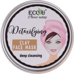 Eco U Mască de față Curățare profundă - Eco U Detoxifying Deep Cleansing Clay Face Mask 150 ml