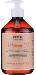 Eco U Ulei de masaj - Eco U Massage Oil Sweet Apricot & Peach Oil 500 ml