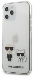 KARL LAGERFELD Husa iPhone 12 Pro Max Karl Lagerfeld Karl & Choupette Transparent (KLHCP12LCKTR)