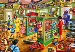 Bluebird Puzzle - Puzzle Steve Crisp: Interiorul magazinului de jucării - 1 000 piese Puzzle