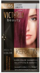 Victoria Beauty VICTORIA Keratin Therapy Hajszínező Sampon 40ml - V46 Cseresznye