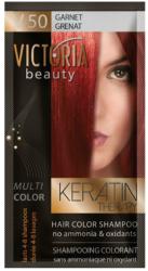 Victoria Beauty VICTORIA Keratin Therapy Hajszínező Sampon 40ml - V50 Gránátvörös