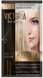 Victoria Beauty VICTORIA Keratin Therapy Hajszínező Sampon 40ml - V63 Platinaszőke