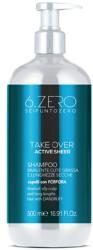6.Zero Take Over sampon - Active Sheer - zsíros, korpás hajra & fejbőrre 500ml