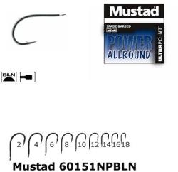 Mustad Carlige stationar Mustad Power Allround, Nr. 2, Cioc de Papagal, Nichel, 10buc/plic (M.60151NPBLN.2)